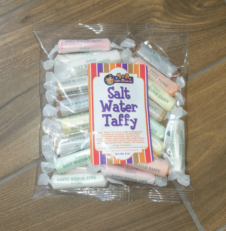 8 ounce bag Salt Water Taffy 