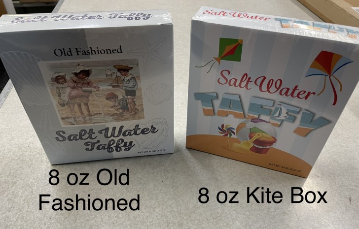 1/2 lb Old Fashioned box Salt Water Taffy