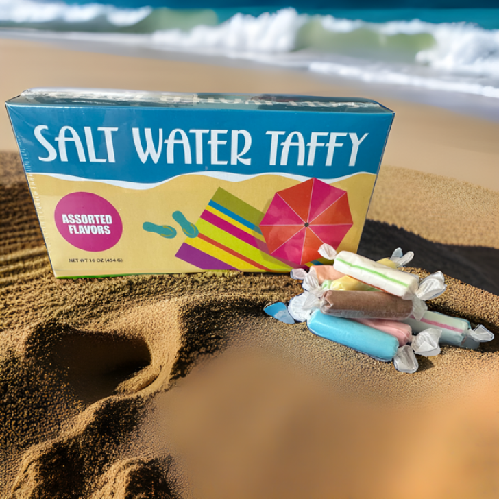 1 lb A & A Taffy "Flip Flop" Box